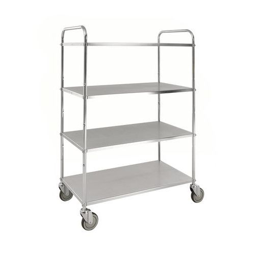 Chariot 4 Tablettes L980xl585xh1445 Mm Galvanisé