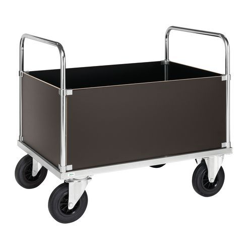 Chariot Acier 500 Kg 4 Côtés Pleins 1000x700x900 Mm