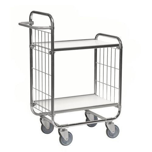 Chariot 2 Tablettes Réglables L1195xl470 Xh1120mm
