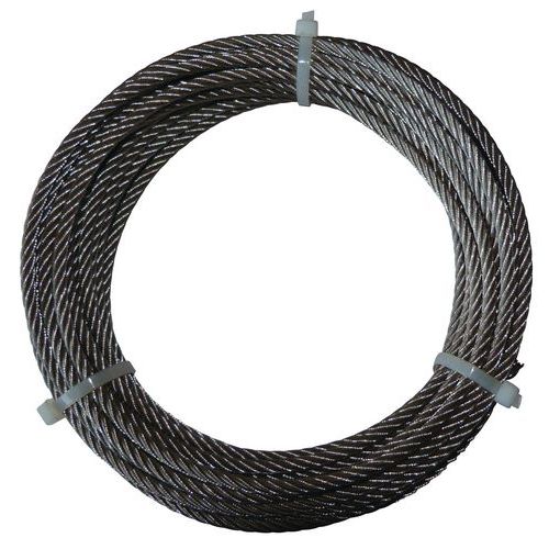 Rouleau 12m Cable Acier Galvanise Diametre 2mm