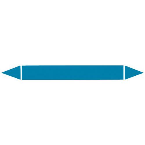 Brady - Adhésif de marquage bleu RAL 5012 - 16mm x 75mm - Inscriptible pour Air