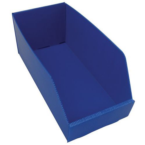 Bac A Bec Polypro - Bleu 380x180x105/70m M