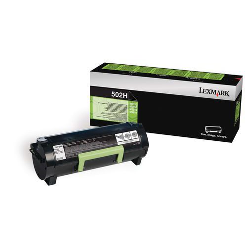 Toner - 502h - Noir - 5000 Pages - Lexmark