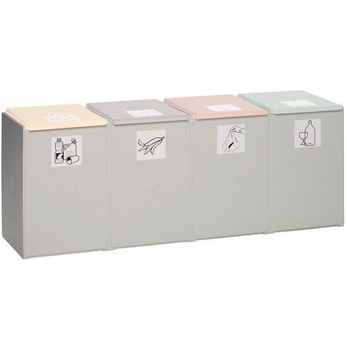 Module de recyclage en plastique - 1, 2, 3 ou 4 (60 L)