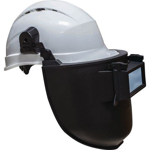 ▷ Masque à souder DC-2 avec filtre électronique El Paso V913E + casque de  chantier