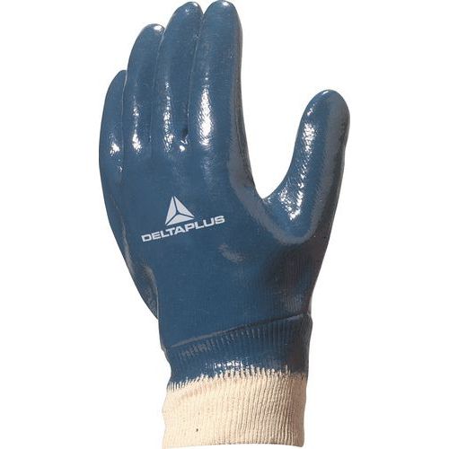 Gants De Manutention Tout Nitrile/coton 10