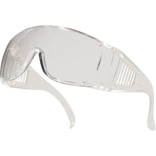 Delta Plus - Lunettes Piton Incolore - Antirayures, Antibuée - Polycarbonate Transparent - Protection CE