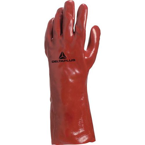 Gants De Manutention Pvc/coton 36 Cm Rouge 10