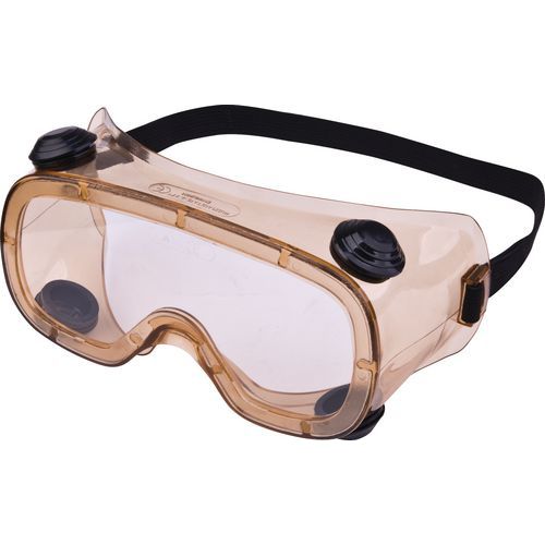 Delta Plus - Lunettes masque Ruiz1A Acétate Fumé - Protection Oculaire CE EN 166 - Monture PVC Transparent