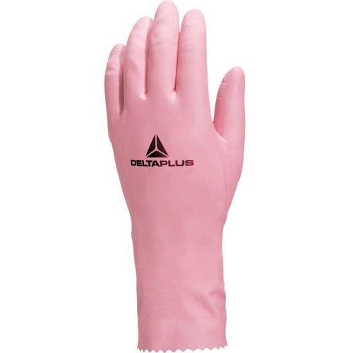 Gants De Manutention Ménage Latex Rose 6/7