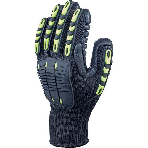 Delta Plus - Gants anti-vibration VV904 Nysos Jaune - Taille 10 - Protection Latex Polyester - CE
