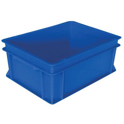 UTZ - Bac RAKO bleu roi 15L - 400x300x170mm - Polypropylène gerbable norme Europe