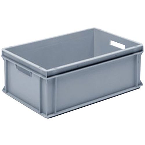 UTZ - Bac RAKO gris 43L - 600x400x220mm - Gerbable norme Europe - Usage alimentaire