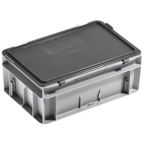 UTZ - Bac RAKO Gris Clair 300x200x135mm 5L - Polypropylène Gerbable - Transport Robuste
