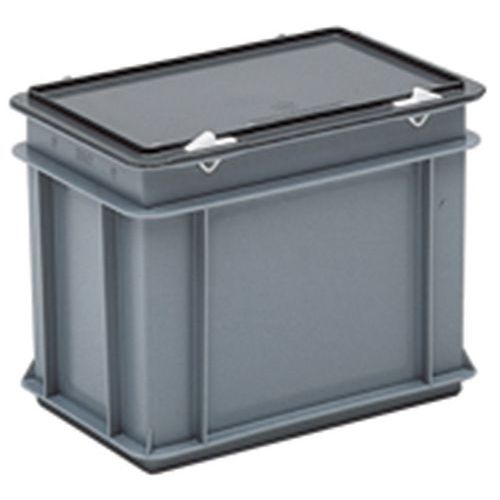 UTZ - Bac RAKO gris clair 9L - 300x200x235mm - Polypropylène gerbable - Transport sécurisé