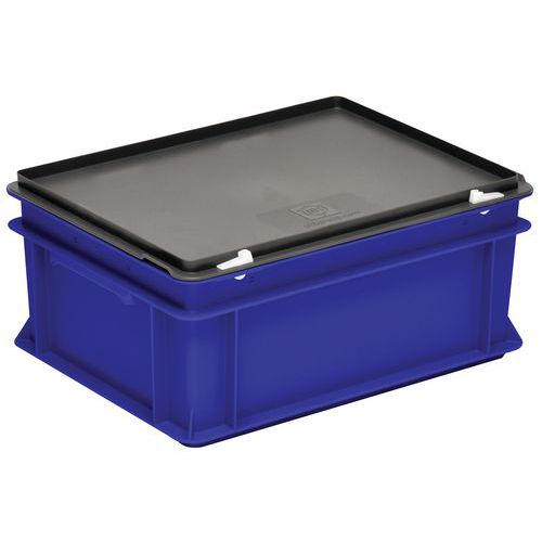 UTZ - Bac RAKO bleu 400x300x185mm - 15L - Polypropylène gerbable - Résistant - Transport