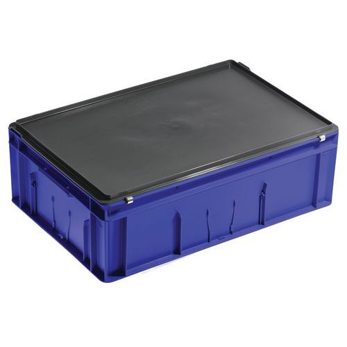 UTZ - Bac RAKO bleu 600x400x135mm 20L gerbable polypropylène - Transport robuste