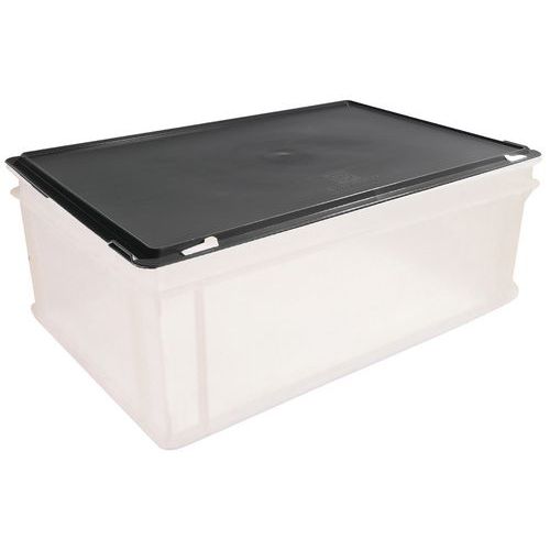 UTZ - Bac RAKO translucide 600x400x235mm 40L - Polypropylène gerbable - Transport sécurisé