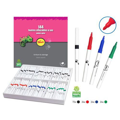 Classpack 144 Feutres Effaçables