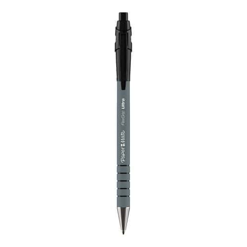 Paper Mate Flexgrip Ultra stylo bille rétractable, pointe moyenne 1 mm - noir thumbnail image 1