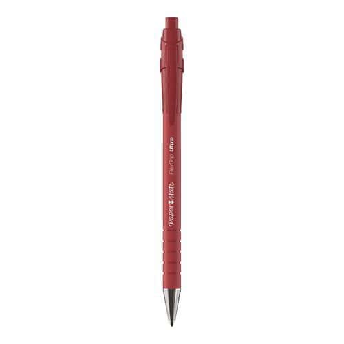 Paper Mate Flexgrip Ultra stylo bille rétractable, pointe moyenne 1 mm - rouge thumbnail image 1