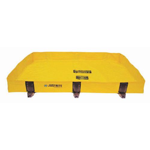 Bâche Rétention Portable 299l 1.2mx1.2mx203mm Jaune