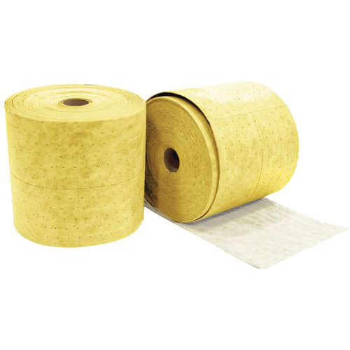 Absorbant Chimique Rouleau 41cmx46m Jaune