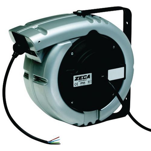 Zeca - Enrouleur de câble IP65 400V 12m 4G2,5mm² - Robuste et Durable