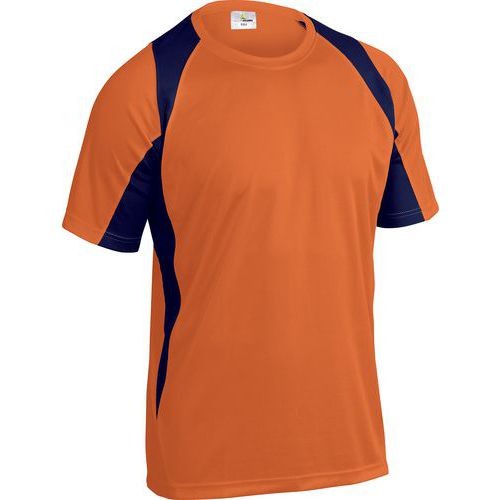 T-shirt Bali Orange/bleu Marine Xxxl