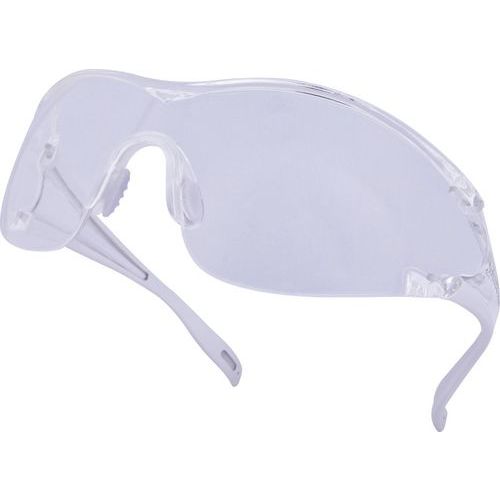 Delta Plus - Lunettes de protection Egon - Gris/Incolore - Antirayures, antibuée - Polycarbonate - Norme EN 166/170