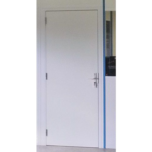 Porte battante pour cloisons d'atelier mélaminé - Panneau plein - Hauteur 2,53 m Porte battante pour cloisons d'atelier mélaminé - Panneau plein - Hauteur 2,53 m