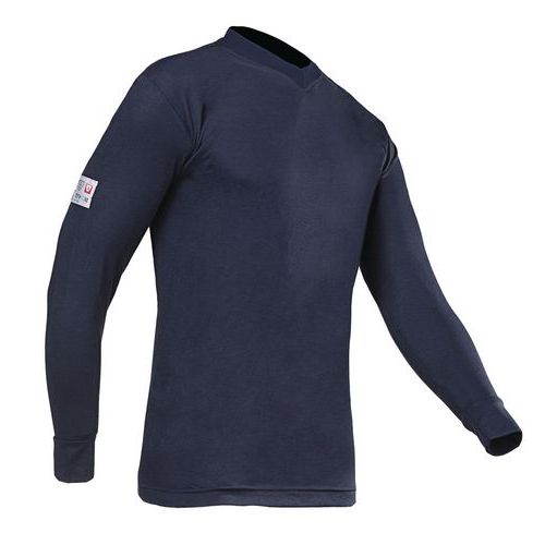 T Shirt Ignifugé/antistatique L Marine
