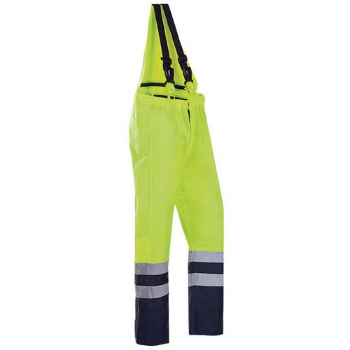 Cotte Bretelles Haute Visibili Xl Jaune/marine