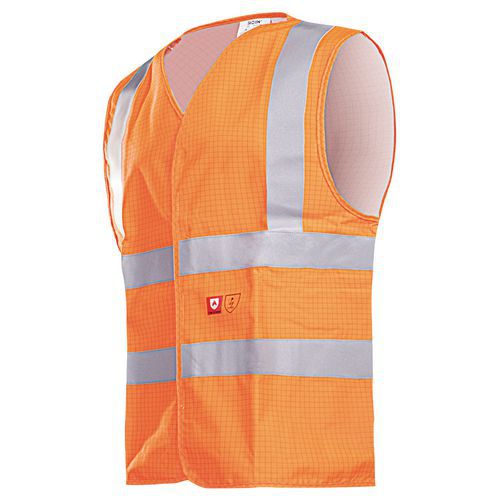 Gilet Hv Ignifugé/antistatique M Orange