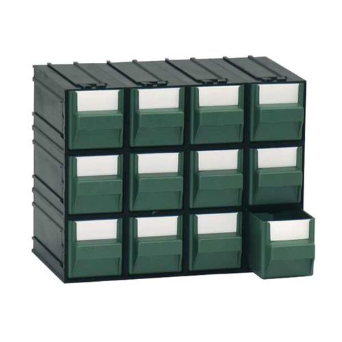 Bloc 12 Tiroirs Serie Bill Type A1 Coloris Vert