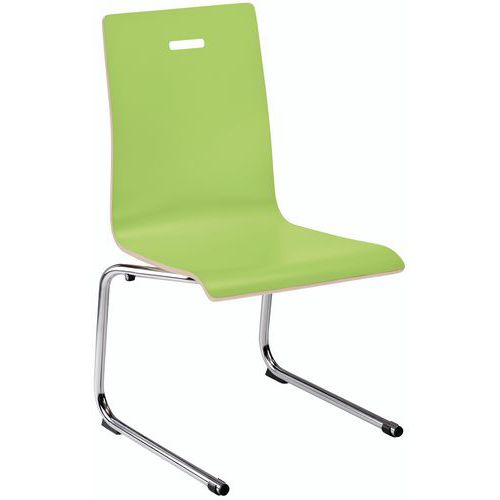 Chaise Café Vii Luge Inversé Vert