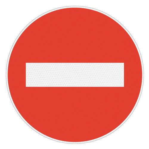Panneau rétroréfléchissant classe 1 - Rigide - Novap Panneau rétroréfléchissant classe 1 - Rigide - Novap