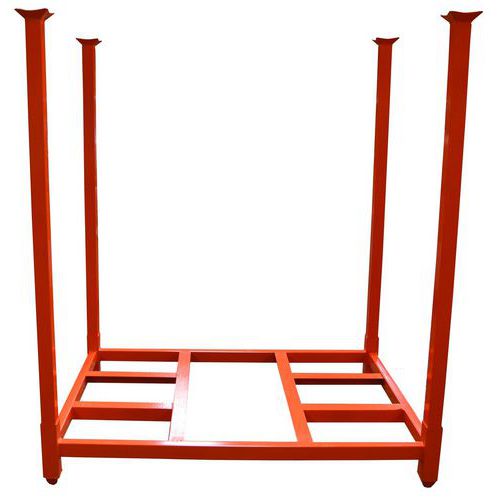 Rack Mobile Tube Ajouré Avec 4 Chandelles De 914 Mm