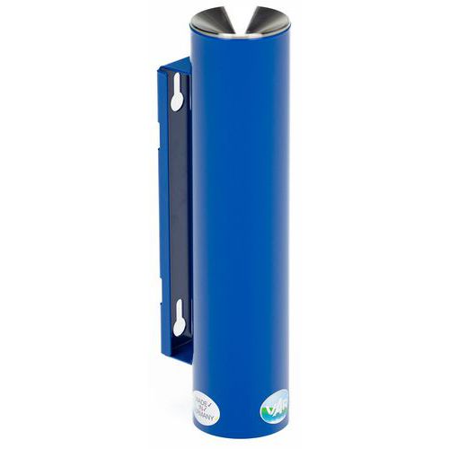 Cendrier Sécurisé Acier - Avec Serrure - 0.6l - Bleu