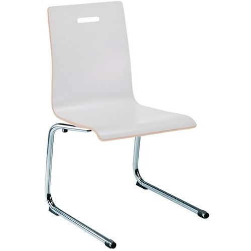 Chaise Café Vii Luge Inversé Blanc