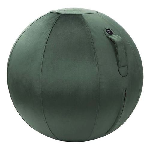 Ballon D'assise Ergonomique Move Hop Tissu Velours Vert Bouteille