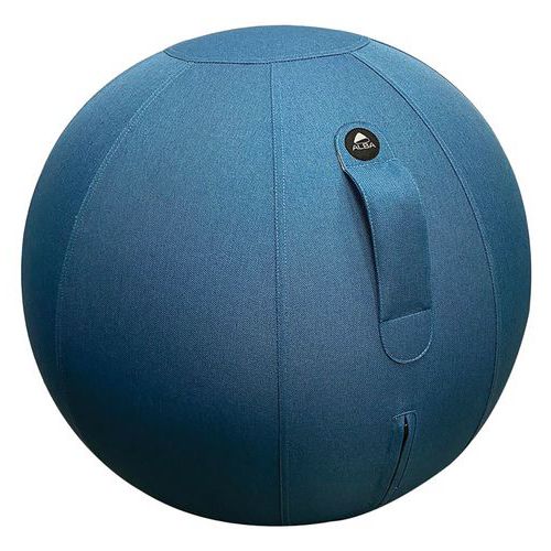 Ballon D'assise Ergonomique Move Hop Tissu Polyester Bleu Canard