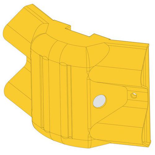 Brandsafe - Protection d'angle Armco 135° externe - Polyéthylène haute densité - Recyclable