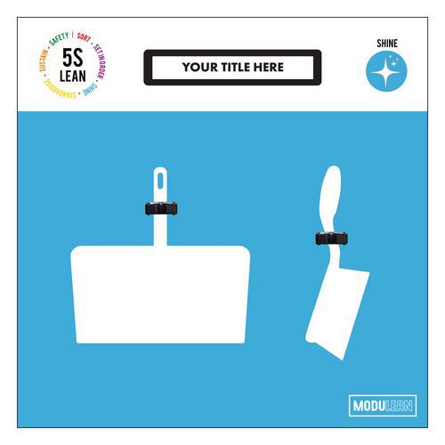 Modulean - Planche De Nettoyage à Sec - Bleu