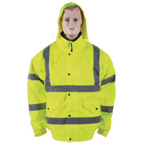 Blouson haute visibilité Jaune - Manutan Blouson haute visibilité Jaune - Manutan