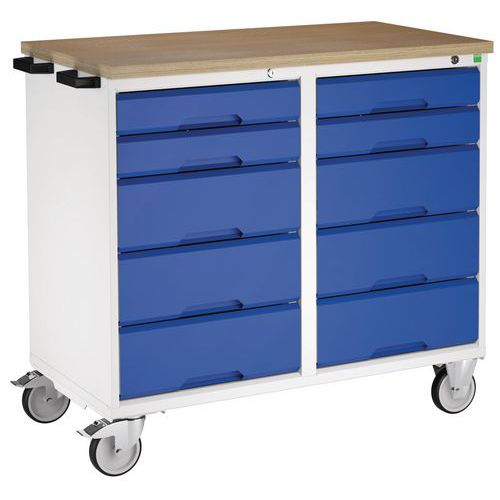 Bott 1 Ã‰tabli Mobile Bott Avec Portes Et Tiroirs