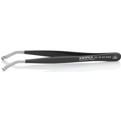 Pince Brucelle Acier Inoxydable De Positionnement 120mm Esd Largeur A 25mm X Largeur B 4mm