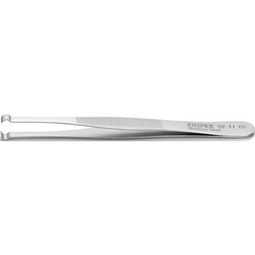 Brucelle droite à bouts arrondis 165 mm en acier inoxydable
