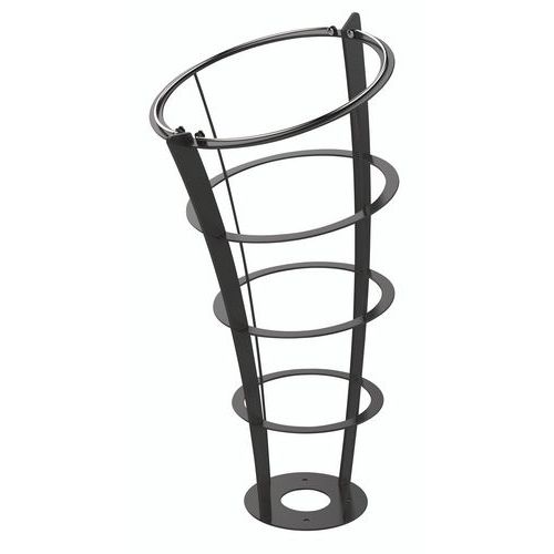 Support Sac Vigipirate 65l Gris Anthracite