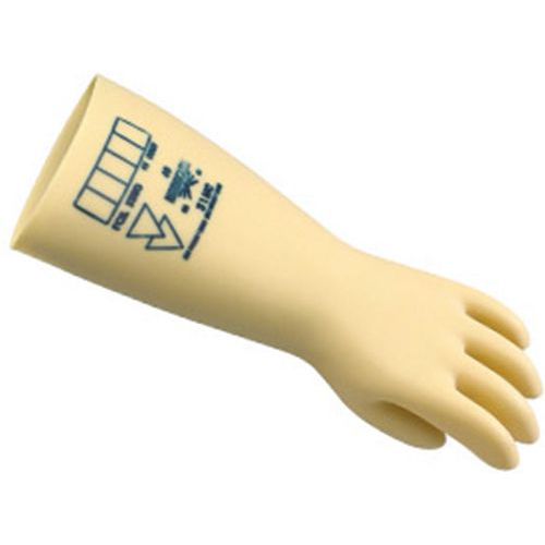 Coverguard - Sur gants électricien hydrofuge jaune beige manchette 15cm  EUROHEAT 2550 (Pack de 12)